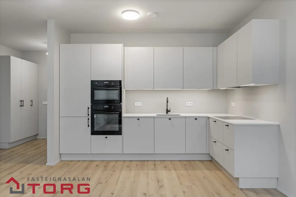 Cucina - Apartment with Unique View in Garðabær