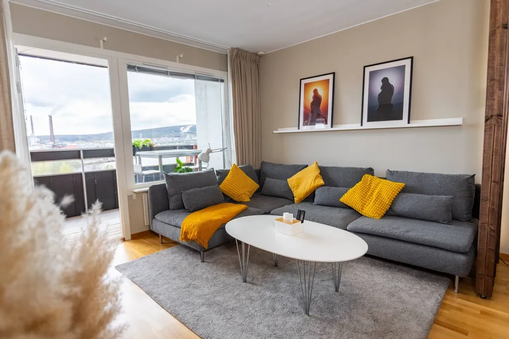 Soggiorno - Apartment with Harbour View in Sundsvall