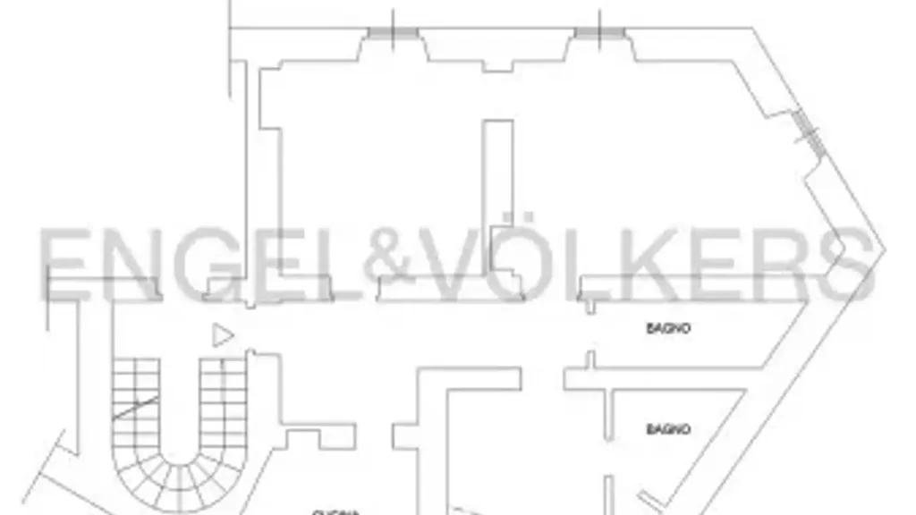 Plan - Luxury Apartment with Double Exposure in Rome