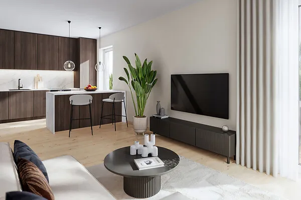 Séjour - Appartement 2 pièces à Tartu