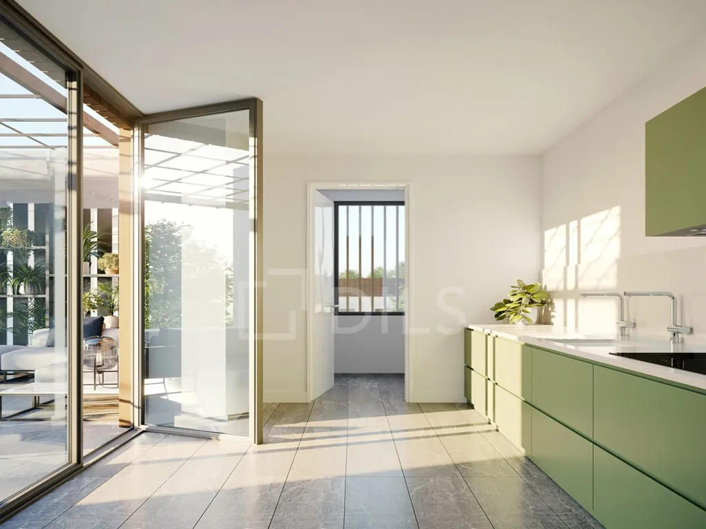 Köök - Duplex Apartment with Private Garden in Beato, Lisbon