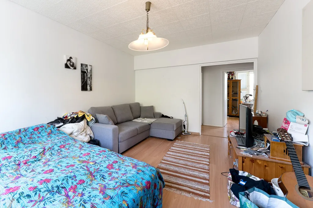 Bedrooms - Apartment with Balcony in Vallila