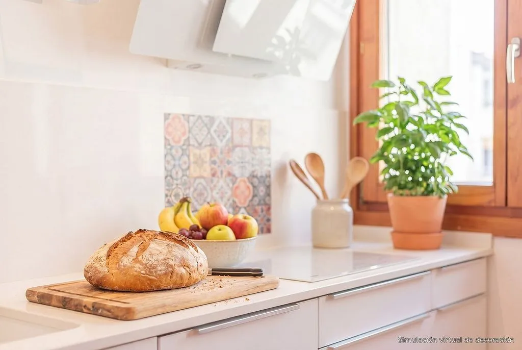 Cuisine - Duplex Flat with Sea View in Gijón Centre