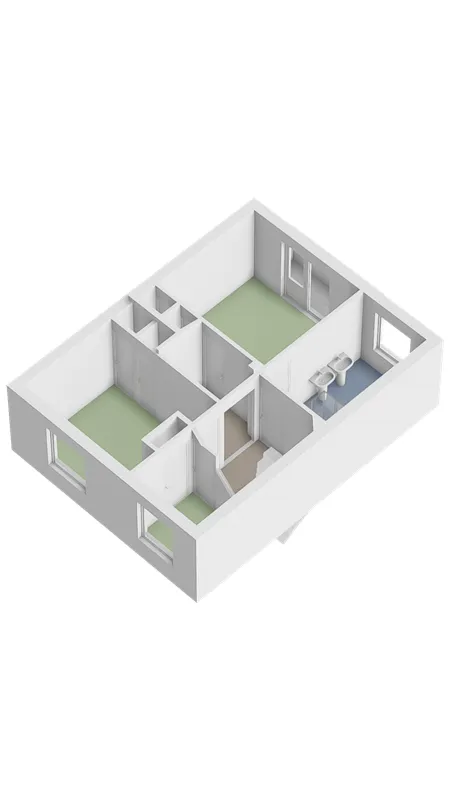 Plaan - 1950s Semi-Detached House with Garden in Burghplan, Eindhoven