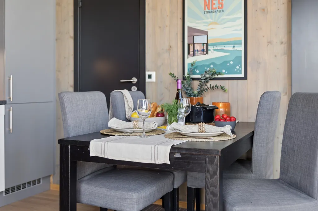 Salle à manger - Modern Holiday Home with River View near Oslo