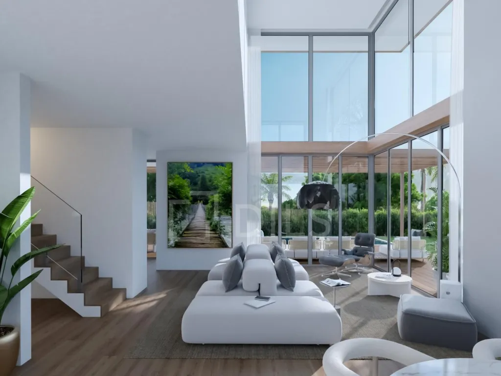 Living Room - Detached House with Private Pool in Oeiras