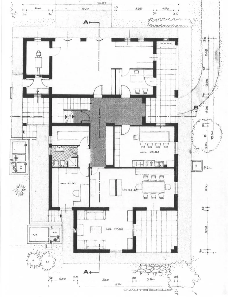 Floor Plan - Luxury Villa with Garden in Casier, Treviso
