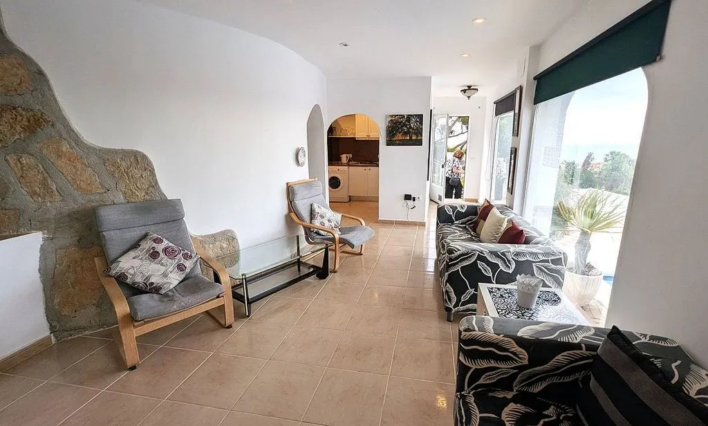 Séjour - Chalet with Sea View and Pool in Jávea