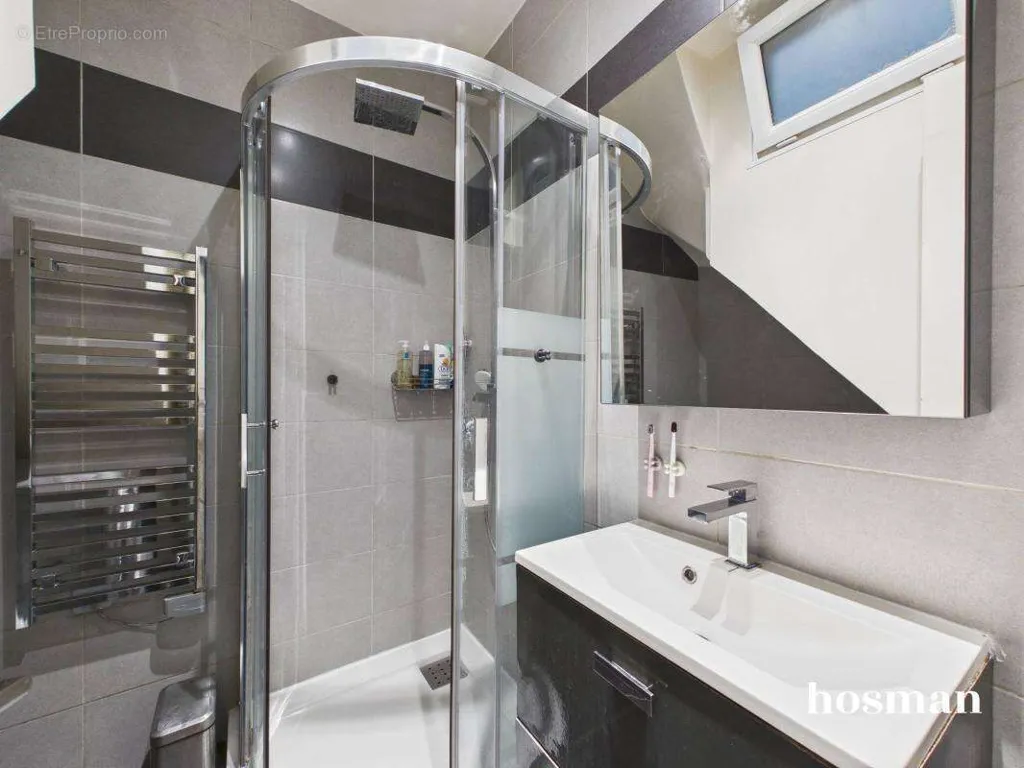 Bagni - Duplex with Balcony in Montparnasse, Paris