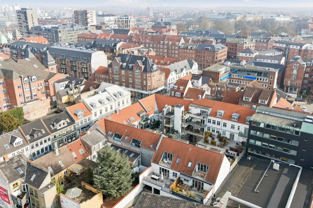 Vue aérienne - Appartement 4 pièces à Odense C