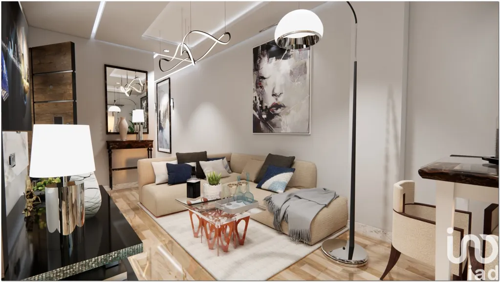 Living Room - Modern Apartment with Sea View in Fuengirola
