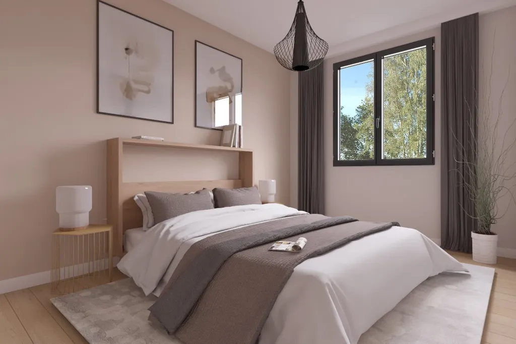 Chambres - Appartement 4 Pièces avec Double Balcon Sud-Ouest, Proche Tram