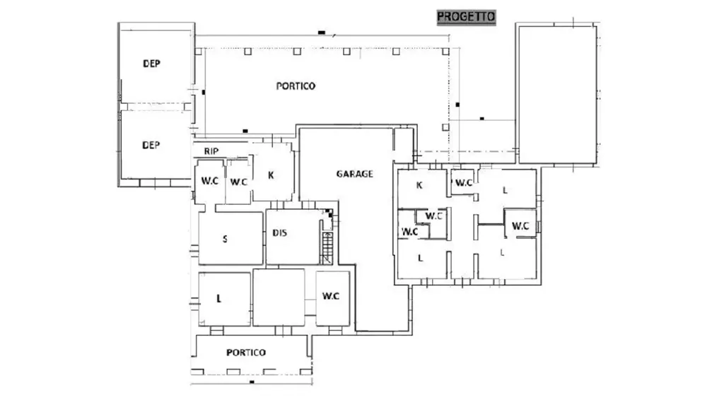 Plan - Cascina with Olive Grove in Carovigno
