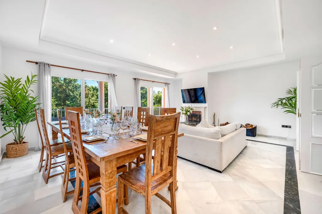 Dining Room - Andalusian Villa with Pool in Sotogrande
