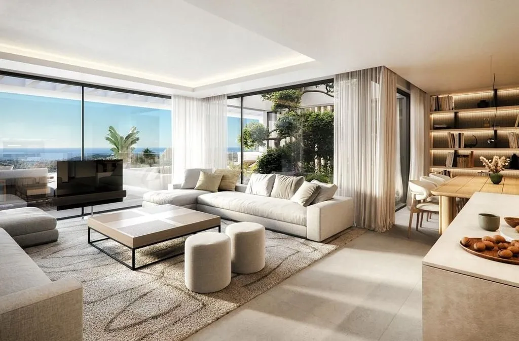 Séjour - Luxury Apartment with Private Pool in Casares