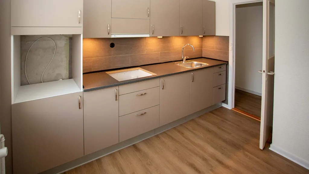 Cuisine - Renovated Flat with New Kitchen in Frederikshavn