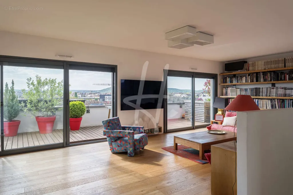 Séjour - Duplex avec Vue Panoramique à Metz Nouvelle Ville