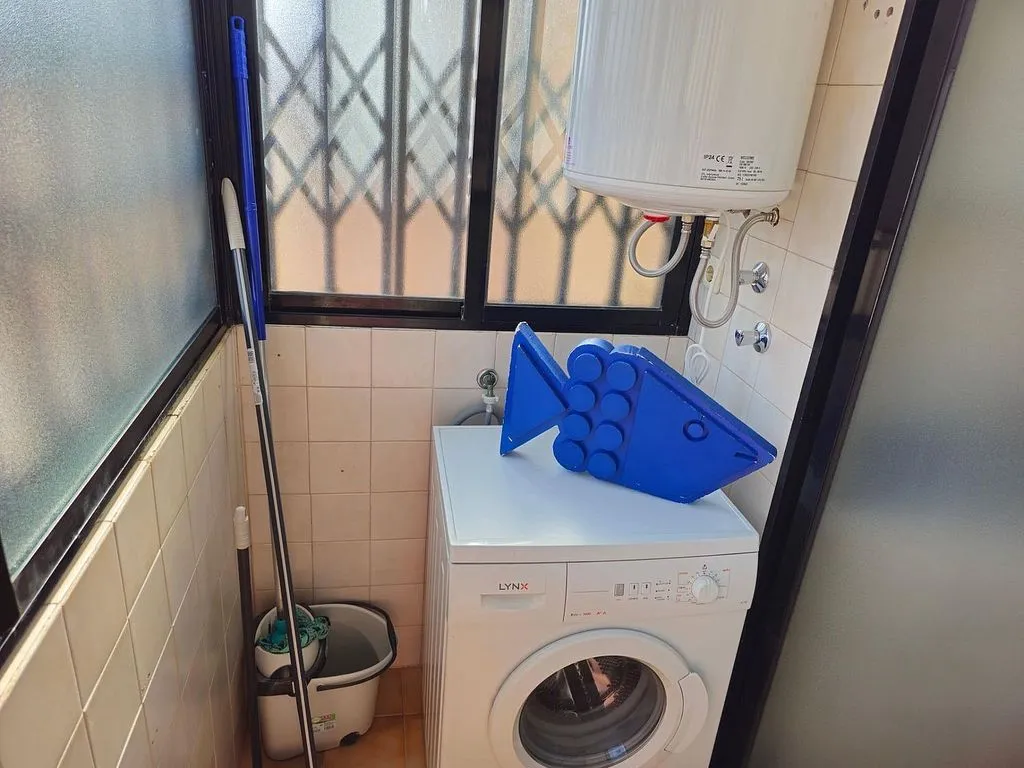 Buanderie - 2-Bedroom Flat with Balcony in San Ginés