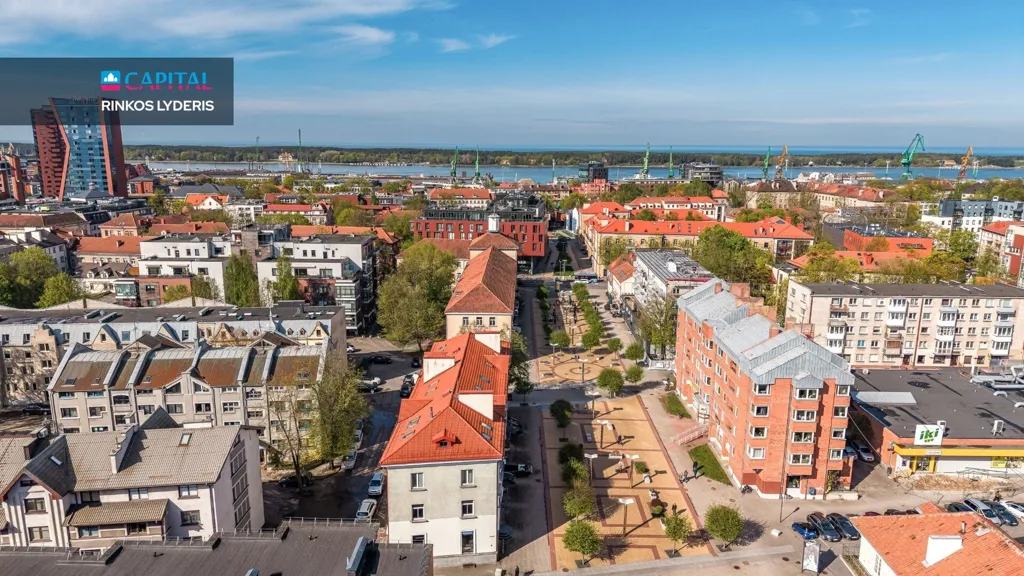 Vue aérienne - 2-Bedroom Apartment with Balcony in Klaipėda Centre