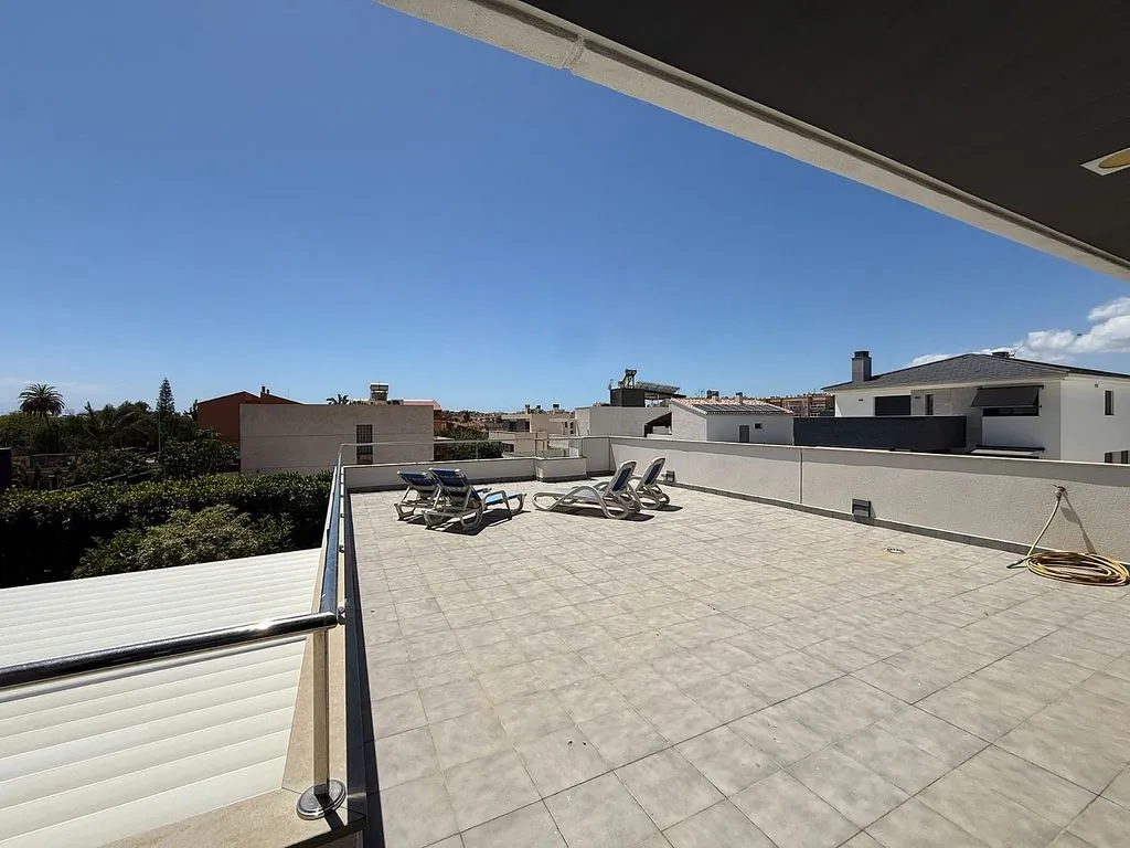 Terrace - Villa with Pool and Terrace in Águilas