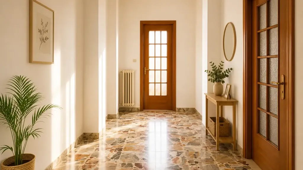 Hallway - Spacious Apartment with Private Garden in Druento