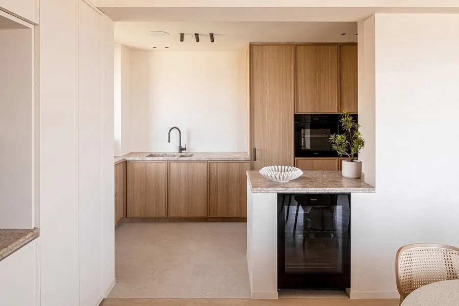Cucina - Apartment with Sea View in Zoute