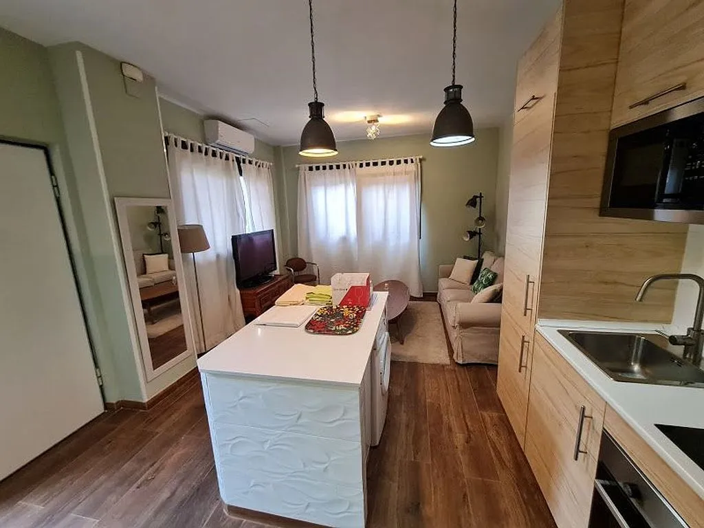 Cuisine - Modernised Studio Flat with Garden in Nueva España
