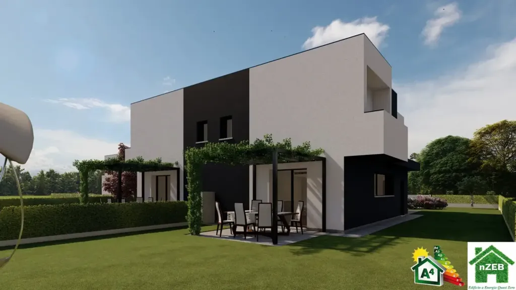 Modern Bifamiliar Villa with Garden in Padova