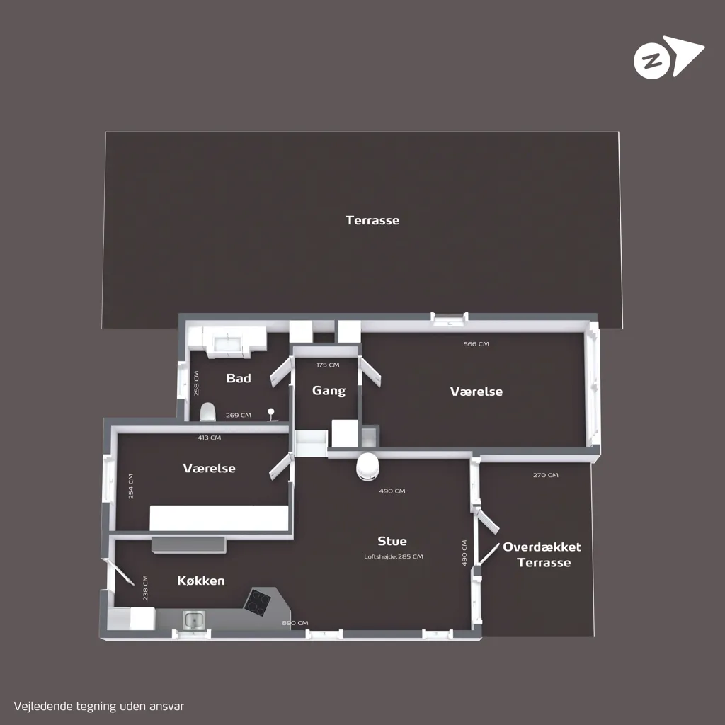 Plan - Holiday Home with Private Beach in Køge