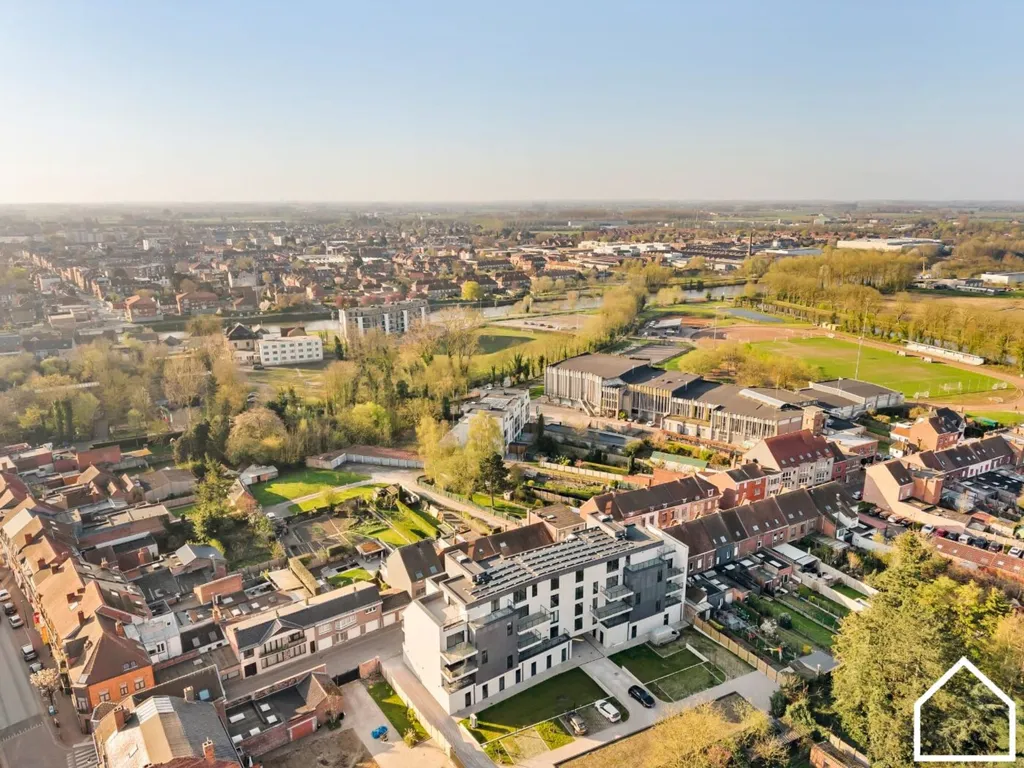 Vue aérienne - Penthouse avec Terrasse à Comines-Warneton