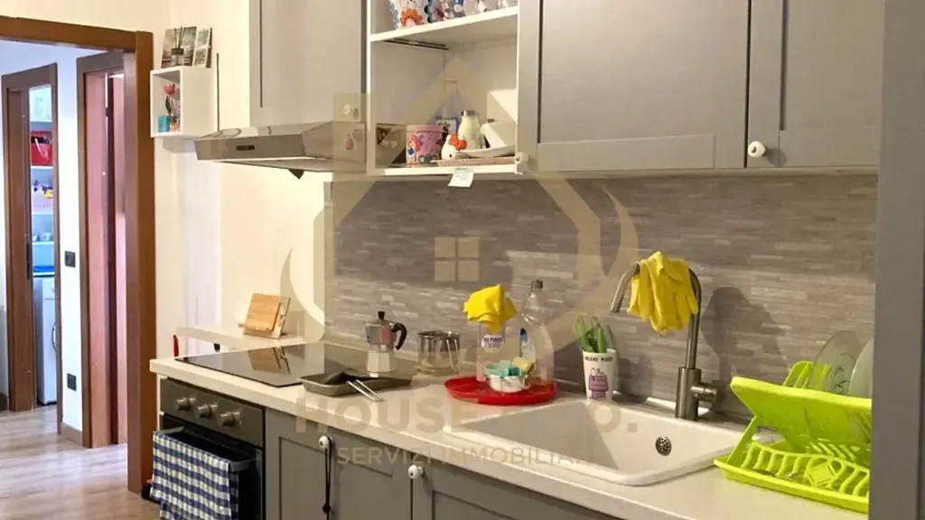 Cuisine - Rearranged Studio with Balcony in Vigevano