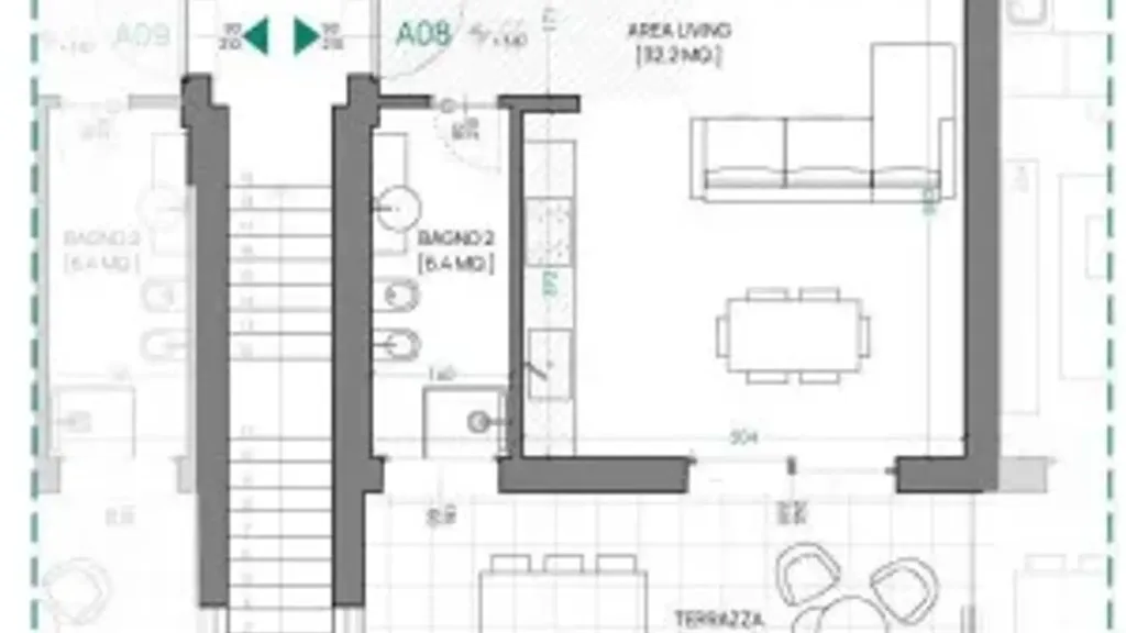 Plaan - Trilocale with Private Garden in Treviolo