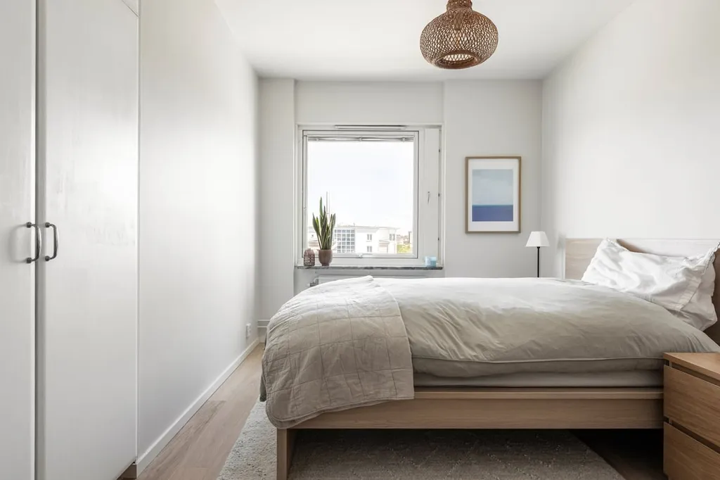 Chambres - Renovated Two-Bedroom with Glass Balcony in Malmö