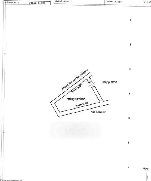 Plan - Ground Floor Apartment with Garden in Macomer