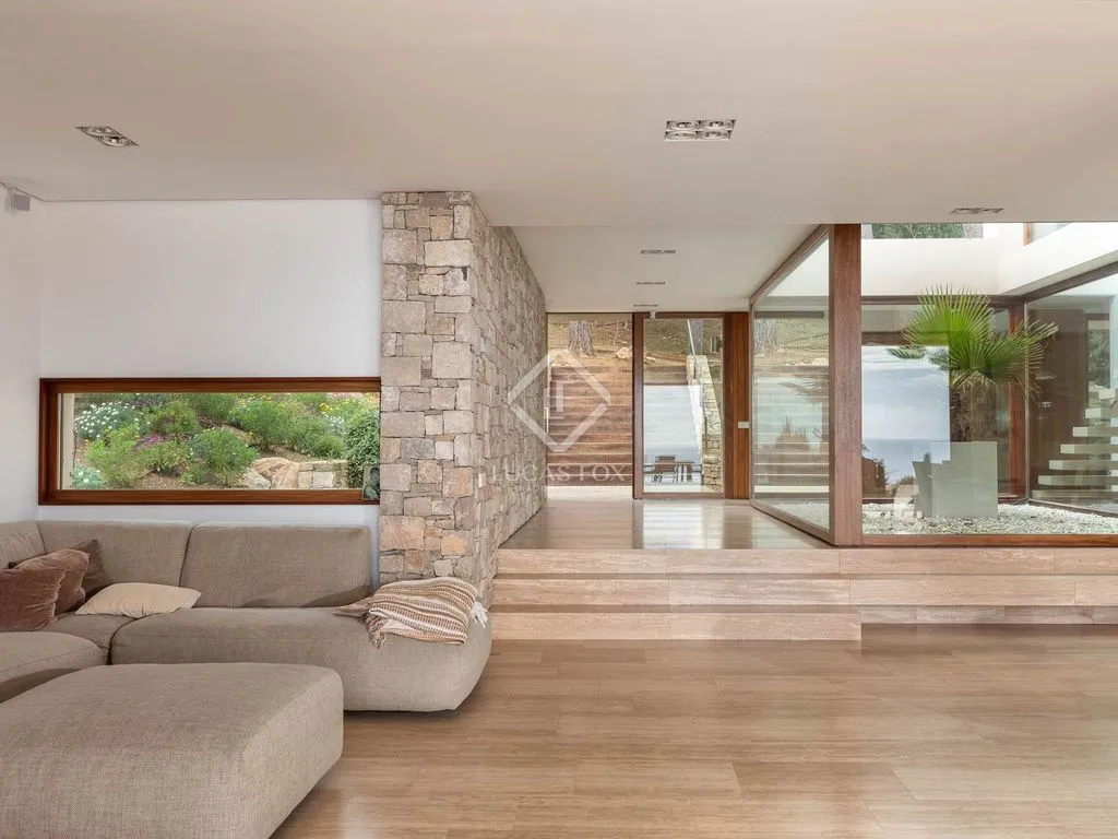 Séjour - Architectural Villa with Sea View in Aiguablava