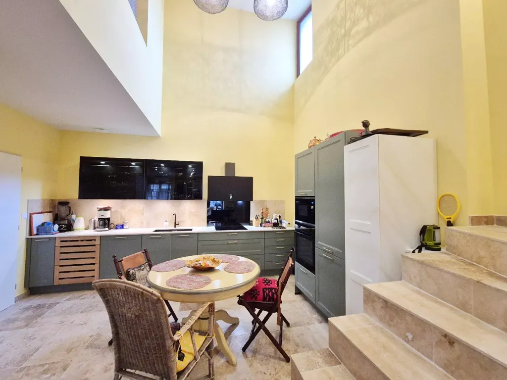 Köök - Renovated House with Terrace in Fleury-d'Aude
