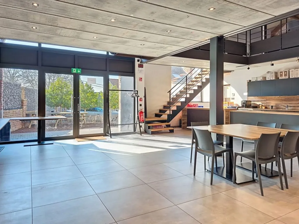 Dining Room - Contemporary House with Terrace in Donceel