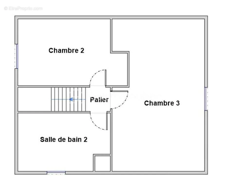 Planimetria - Modern House with Mountain View in La Girardière