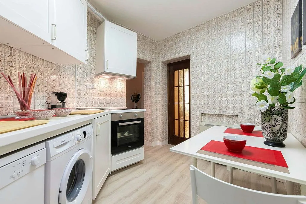 Kitchen - Furnished Apartment with Terrace in Sol