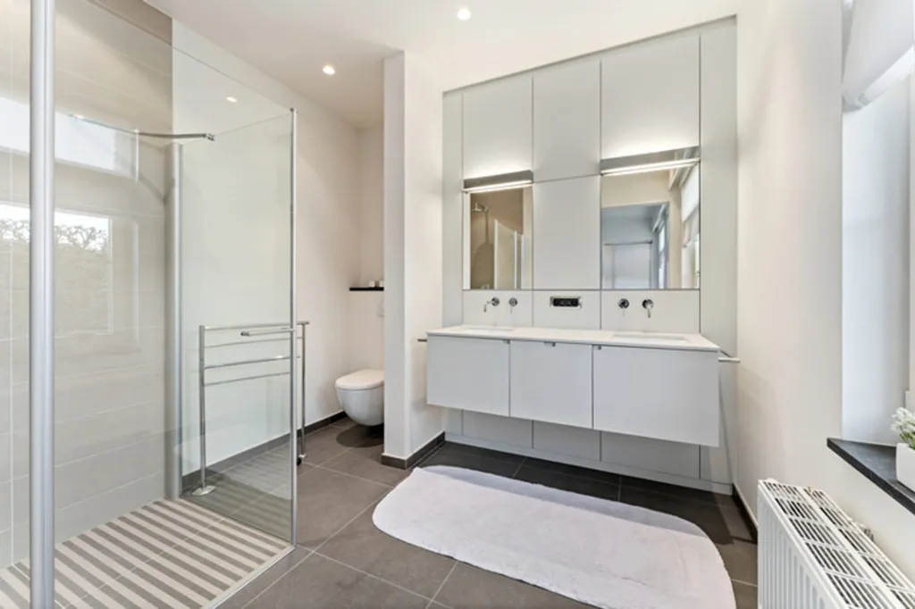 Bathrooms - Contemporary Villa with Terrace in Wingene
