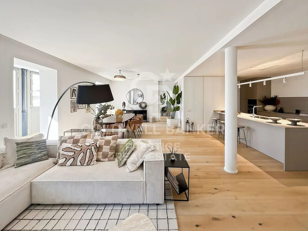 Séjour - New Apartment with Lift in Eixample