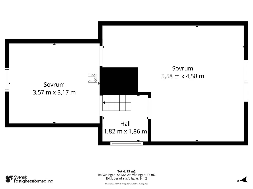 Maison 4 pièces à Högsby kommun