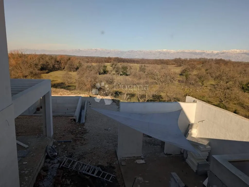 Terrace - Luxury Villa with Mountain View in Žerava, Croatia