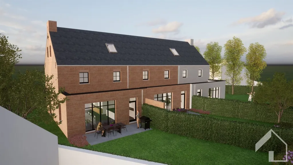 Maison Contemporaine avec Jardin Paysager à Broechem