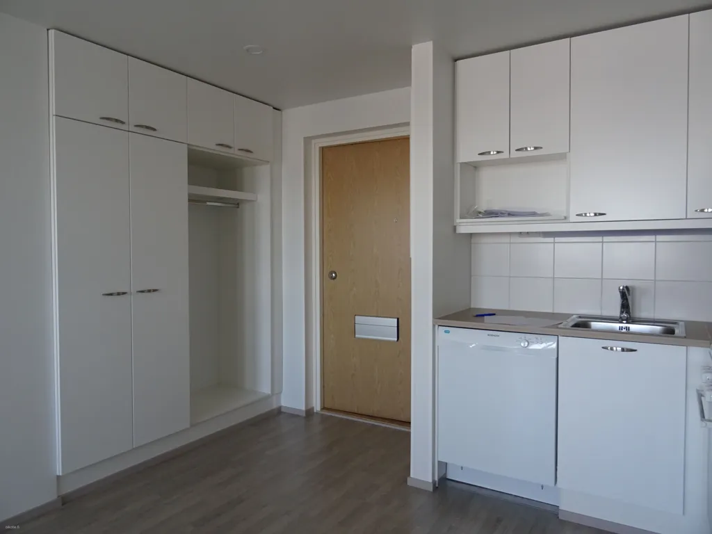 Köök - Apartment with Balcony in Ritaharju, Oulu