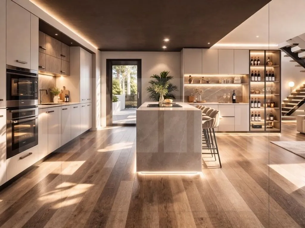 Cucina - Luxury Semidetached House with Pool in Sesimbra