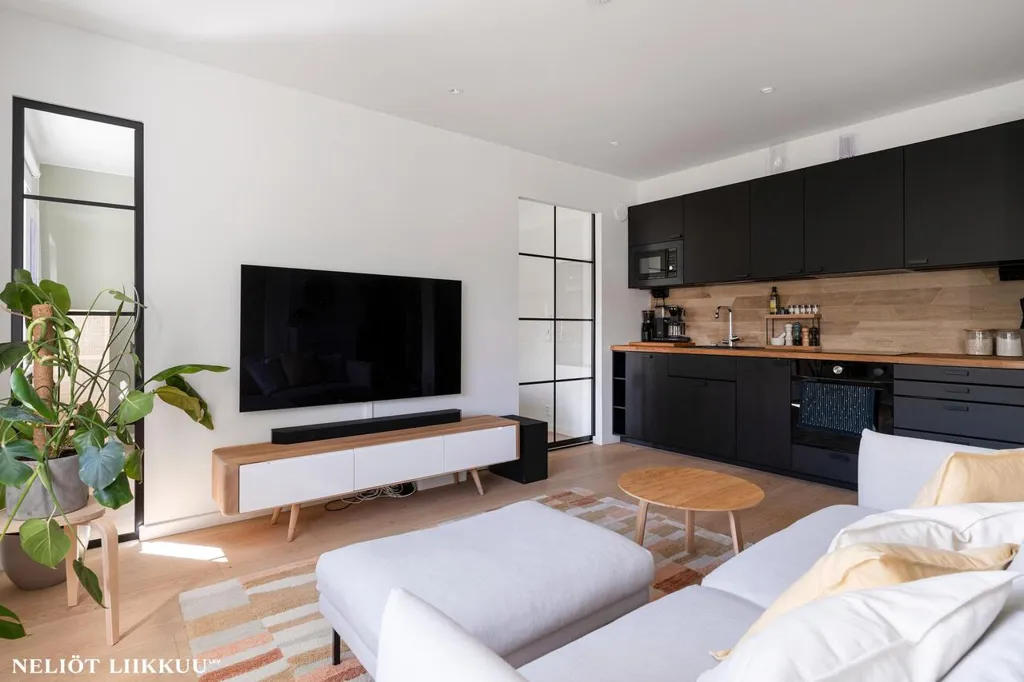 Séjour - Modern Apartment with Balcony in Hermanni