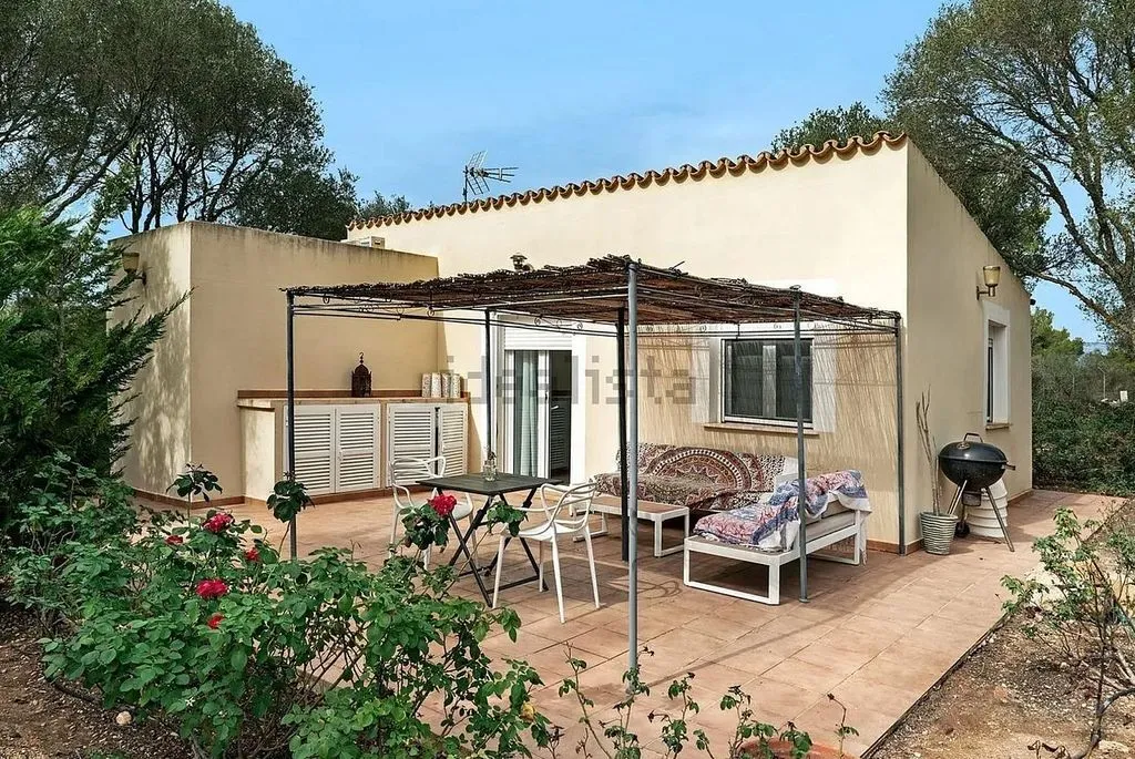 Terraza - Casa independiente con piscina en Puntiró, Palma