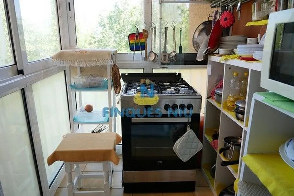 Kitchen - Apartment with Pool in Platja d'Aro