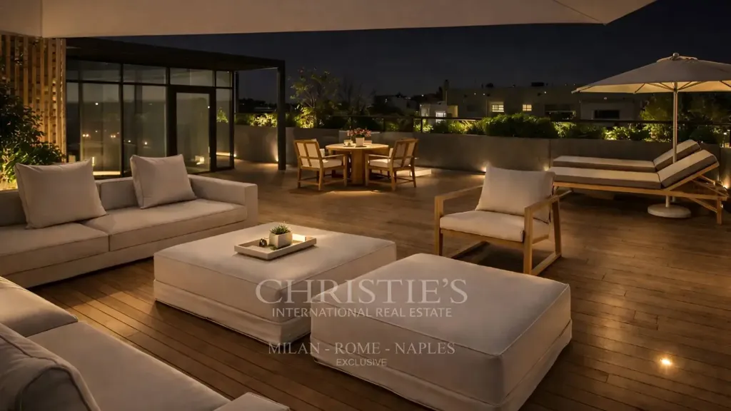 Terrace - Luxury Penthouse with Rooftop Terrace in Milan